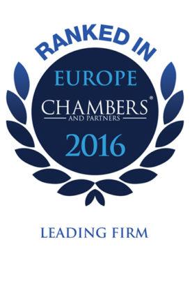 cresco ranked in Europe Chambers as leading firm in 2016