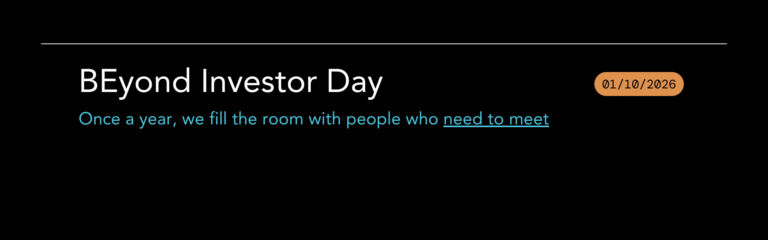 BEyond Investor Day 2026